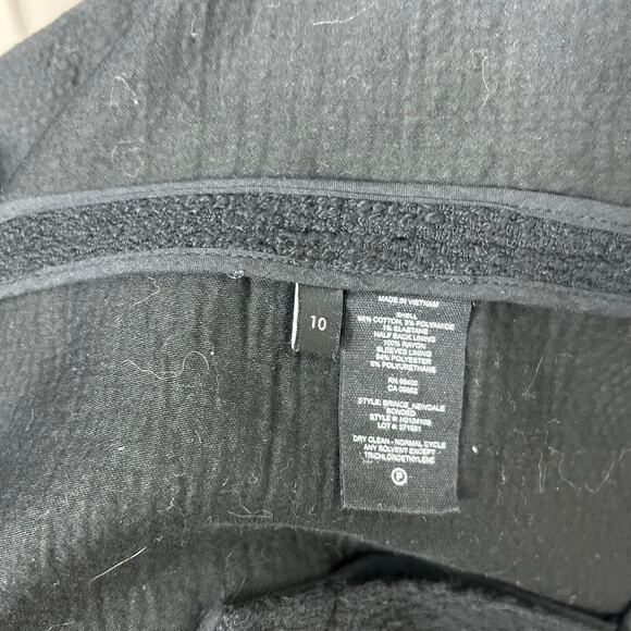 Theory Tweed Button Blazer Black Sz 10 Business Casual Office Career Wear - Picture 5 of 6